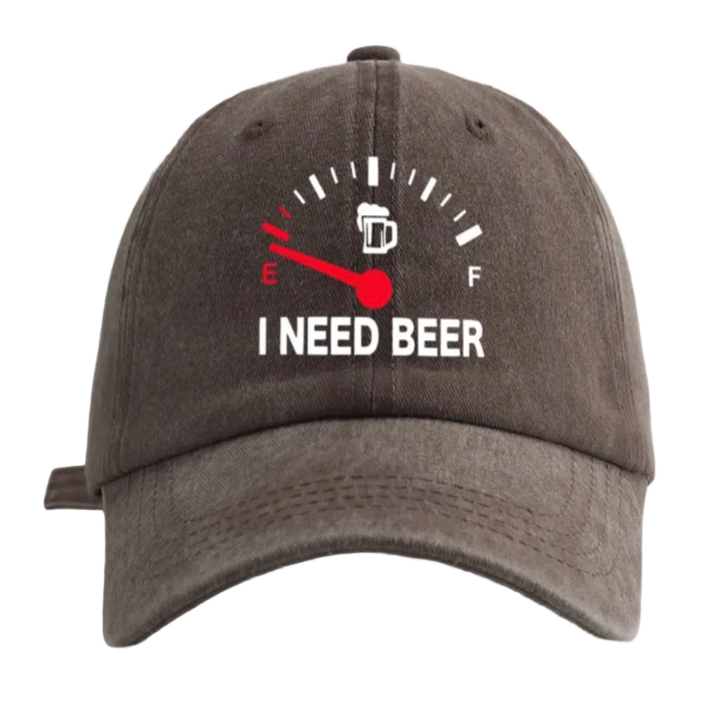 " I NEED BEER " Vintage Cap