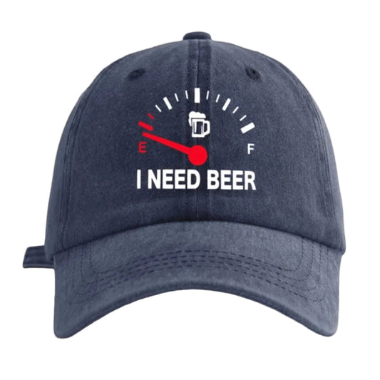 " I NEED BEER " Vintage Cap