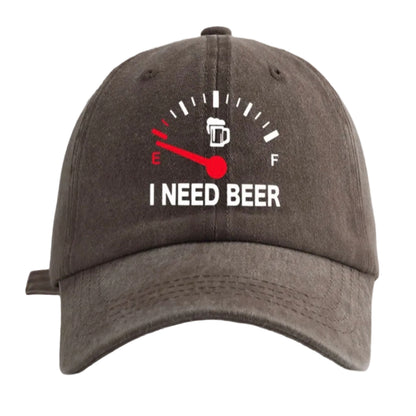 " I NEED BEER " Vintage Cap