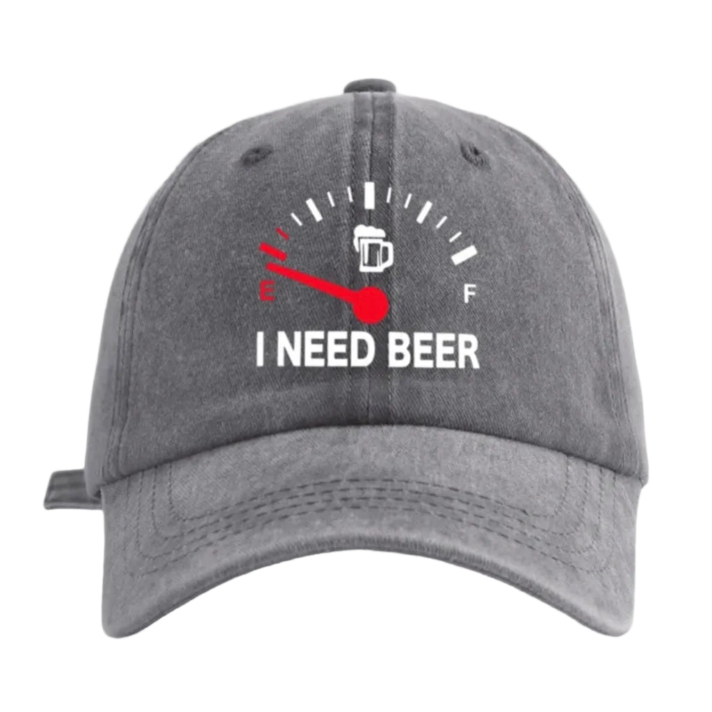 " I NEED BEER " Vintage Cap