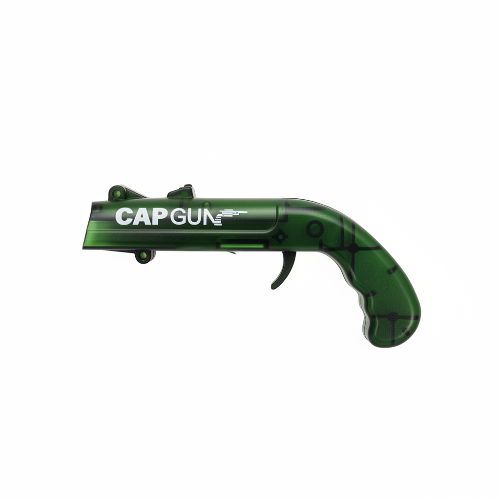 Cap Gun Dark Green Transparent