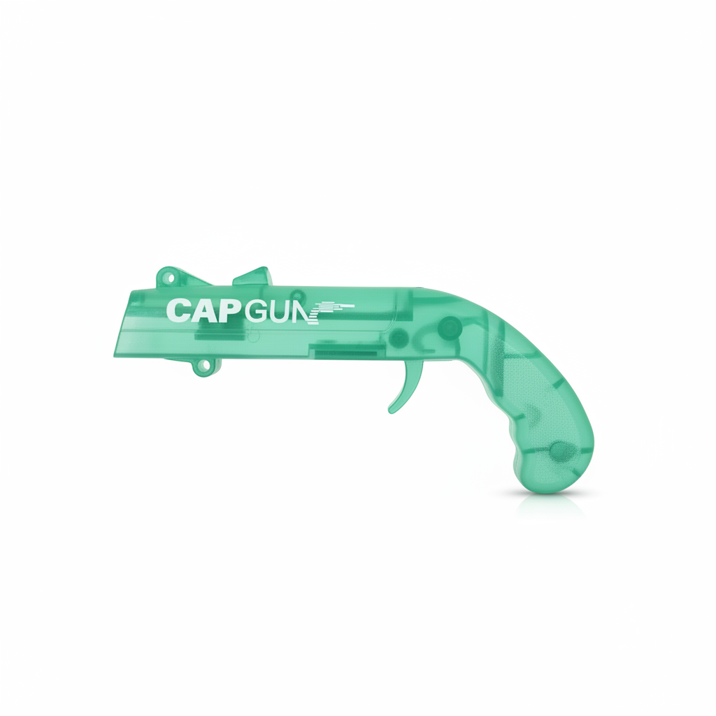 Cap Gun Mint Green Transparent